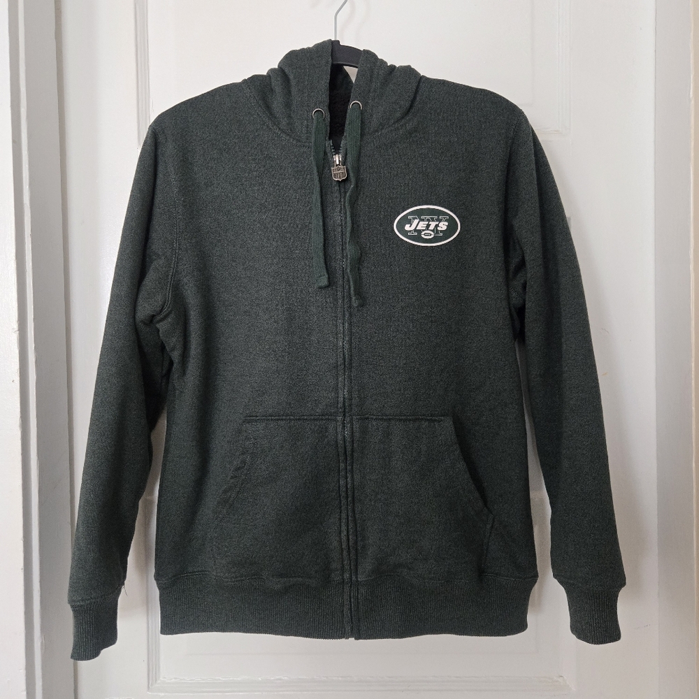 Jets NFL Pro line Mens sherpa lined hoodie M